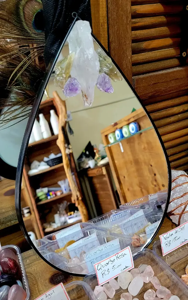 Mandala em Espelho Gota