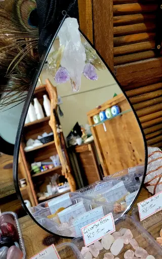 [CRISTAIS-43] Mandala em Espelho Gota